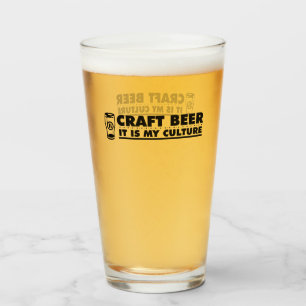 Verre Bière Artisanale C'Est Ma Culture