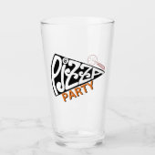 Verre bière de pizza party (Devant)