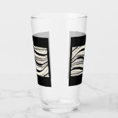 VERRE BIÈRE DE STRIPE ZEBRA EXOTIQUE (Gauche)