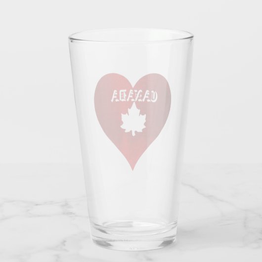 VERRE BIÈRE DU CANADA (Dos)