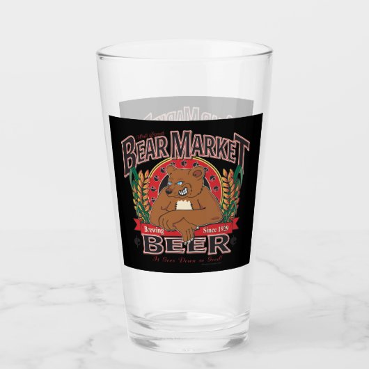 Verre Bière du marché de l'ours (Devant)
