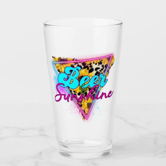 Verre Bière et soleil (Devant)