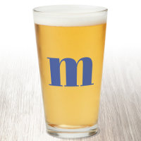 Bière initiale Monogramme moderne