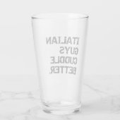 Verre Bière italienne de types de pinte de (Dos)