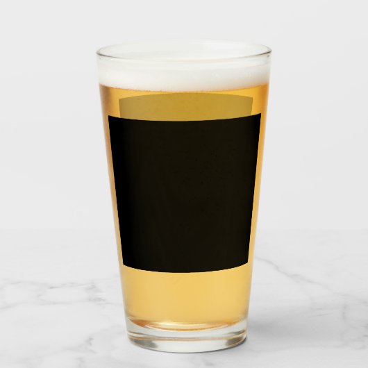 Verre Bière Noire (La Noire La Plus Sombre) (Devant (rempli))