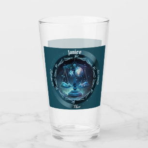 Verre Bière personnalisable Libra Zodiaque