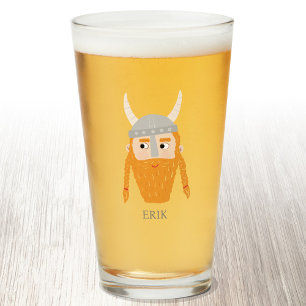 Verre Bière personnalisée Viking amusante