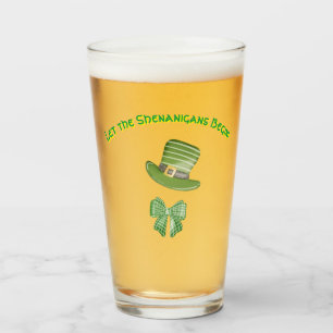 Verre Bière "Que les bêtises commencent"