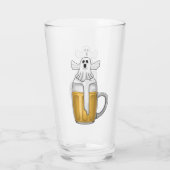 Verre Bières d'Halloween Fantôme (Dos)