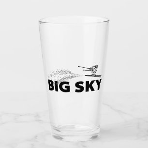 Verre Big Sky Resort Montana Sauteur à Ski