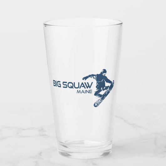 Verre Big Squaw Maine Snowboardeur (Devant)