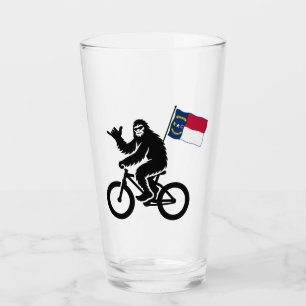 Verre Bigfoot Cyclisme Drapeau de Caroline du Nord