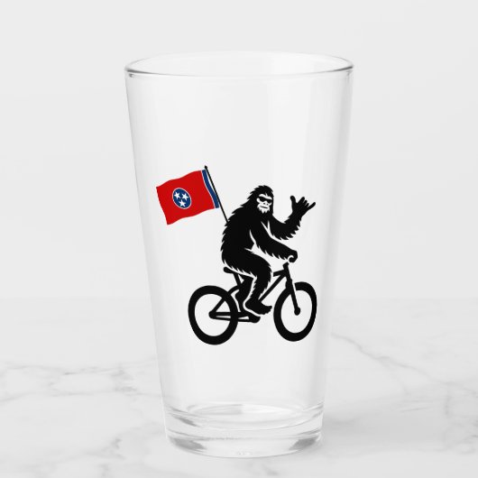Verre Bigfoot Cyclisme Drapeau du Tennessee (Devant)