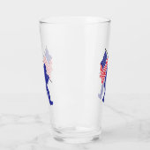 Verre Bigfoot porte le drapeau américain (Gauche)