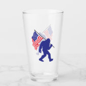 Verre Bigfoot porte le drapeau américain (Devant)