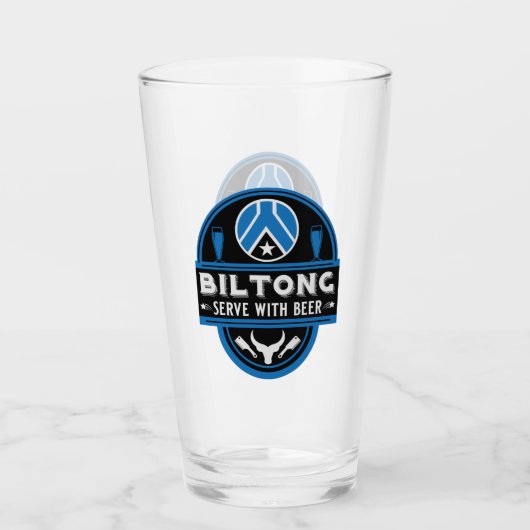 Verre Biltong Et Bière (Devant)