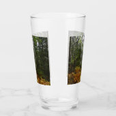 Verre Birch Trees blancs et fougères d'automne à Rocky M (Gauche)