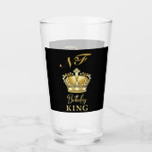 Verre Birthday King Gold Crown Royal Monogram Luxury (Devant)