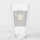 Verre Birthday King Gold Crown Royal Monogram Luxury (Dos)