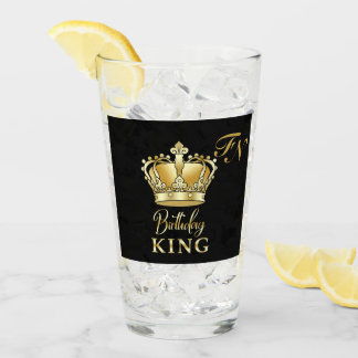 Verre Birthday King Gold Crown Royal Monogram Luxury