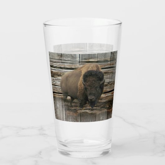 Verre Bison de bois (Dos)