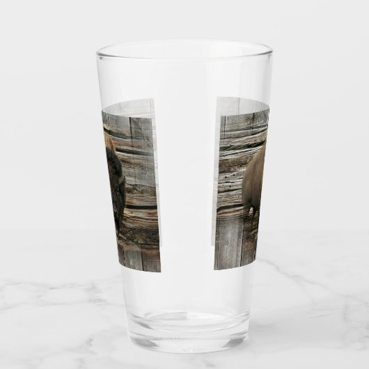 Verre Bison de bois (Gauche)