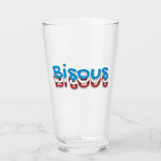 Verre Bisous (baisers) (Devant)