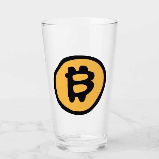 Verre bitcoin (Devant)