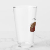 Verre Bite Me Funny Steak Beef Pun Joke (Droite)