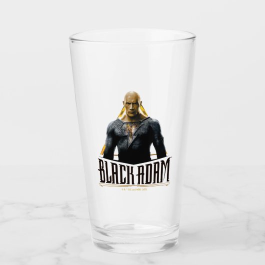 Verre Black Adam Character and Name Graphic (Devant)