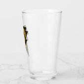Verre Black Adam Distressed Lightning Bolt Graphic (Gauche)