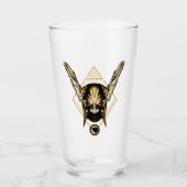 Verre Black Adam | Hawkman Helmet Graphic (Devant)