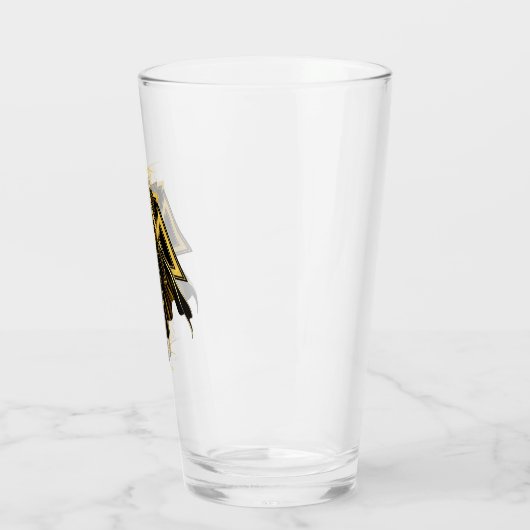 Verre Black Adam Triangular Pillar Graphic (Gauche)