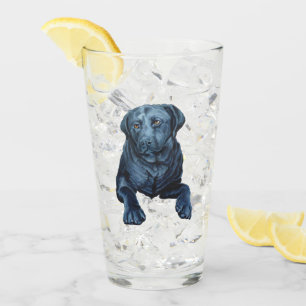 Verre Black Lab Glass Labrador Retriever Glass personnal