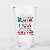 Verre Black Lives Matter BLM (Devant)