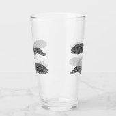 Verre Black spotted moray eel cartoon (Gauche)