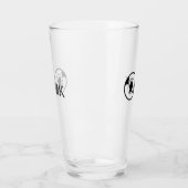 Verre Black world globe ajouter nom monogramme détails d (Gauche)
