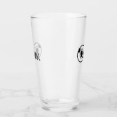 Verre Black world globe ajouter nom monogramme détails d (Droite)