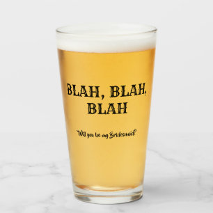 Verre Blah Blah - Proposition Drôle De Sirène D'Épouse