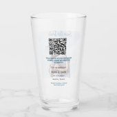 VERRE BLANC BLANC CLASSIQUE ANALYSE QR ENREGISTRER LA DA (Dos)