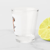 Verre blanc de Père Noël ivre (Droite)