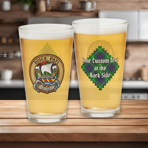 Verre Blason du clan Duncan sur tartan