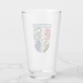 Verre Blason timbré vintage HOGWARTS™ (Dos)
