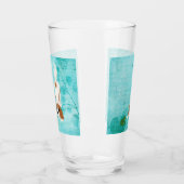 Verre Blenheim Cavalier King Charles Spaniel et Frog (Gauche)