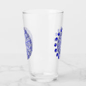 Verre Bleu de dentelle en céramique de Grèce (Gauche)