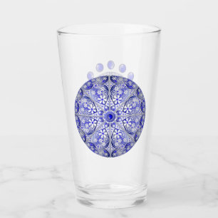 Verre Bleu de dentelle en céramique de Grèce