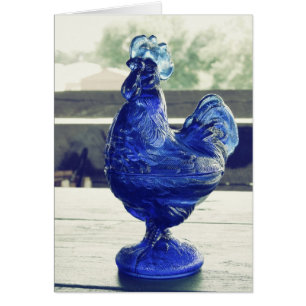 Verre bleu défraîchi