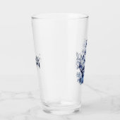 Verre Bleu et blanc Delft voilier en mer (Droite)