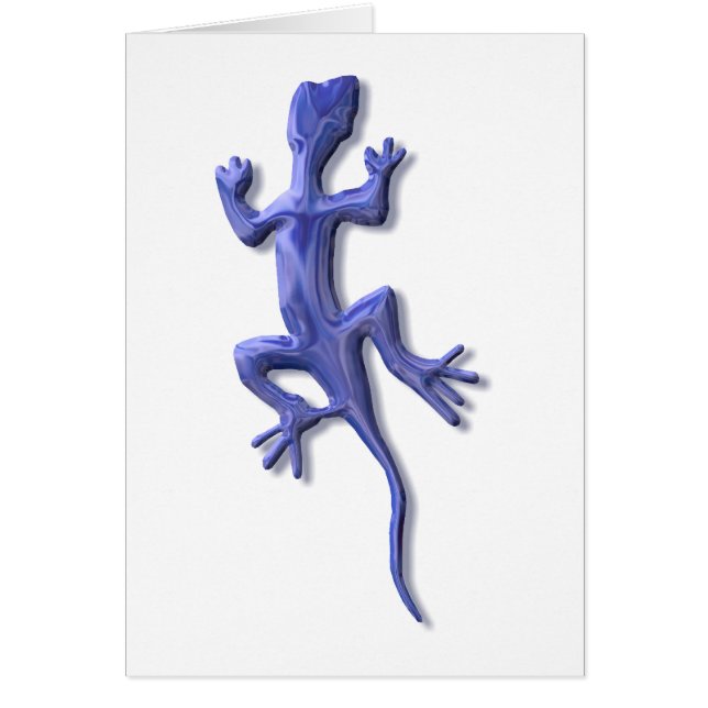 Verre bleu Lézard (Devant)
