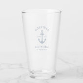Verre Bleu marine Custom Family Lac House (Dos)